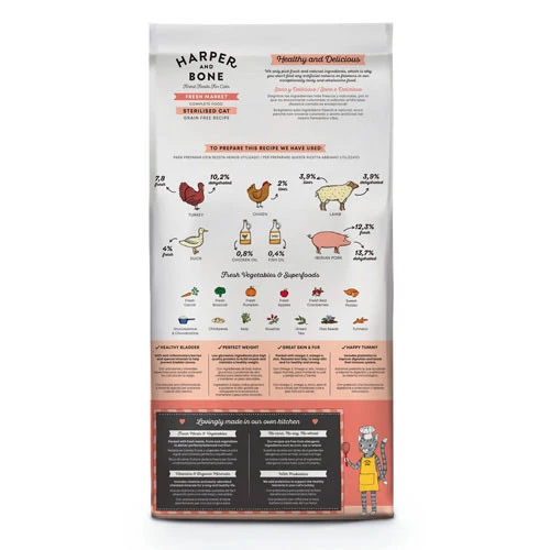 Harper and Bone FRESH MARKET STERILISED per GATTI