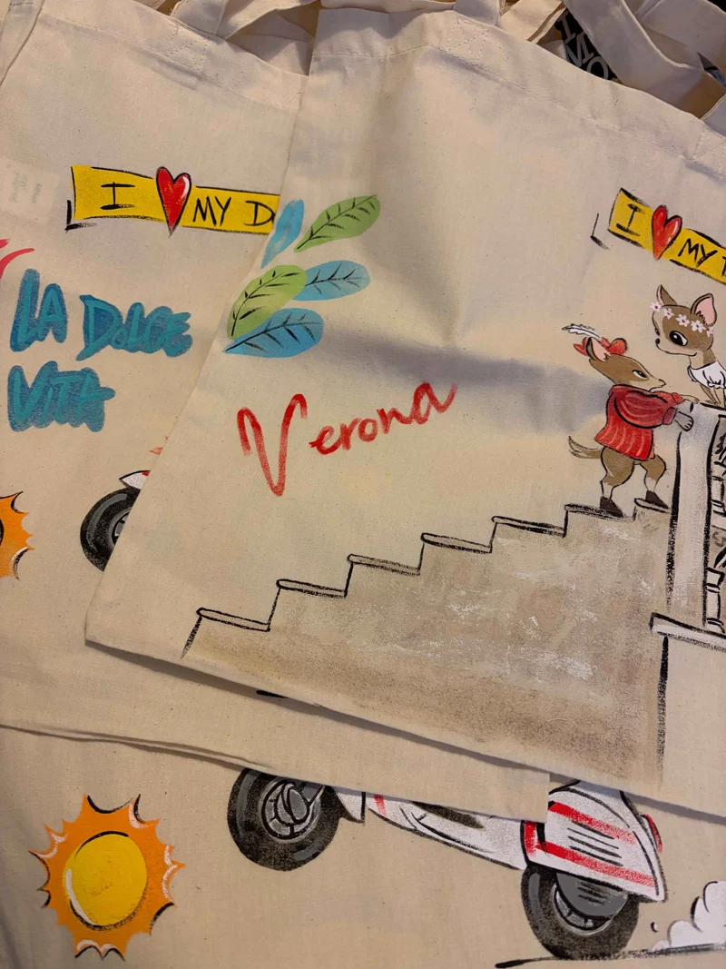 Borsa Shopper "Handmade For U" - I Love My Dog