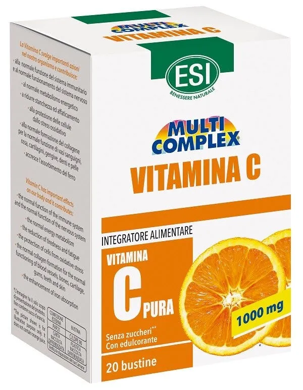 Esi Multicomplex Vitamina C 20 Bustine Da 2g