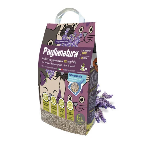 Paglianatura Lettiera Agglomerante LAVANDA in Paglia