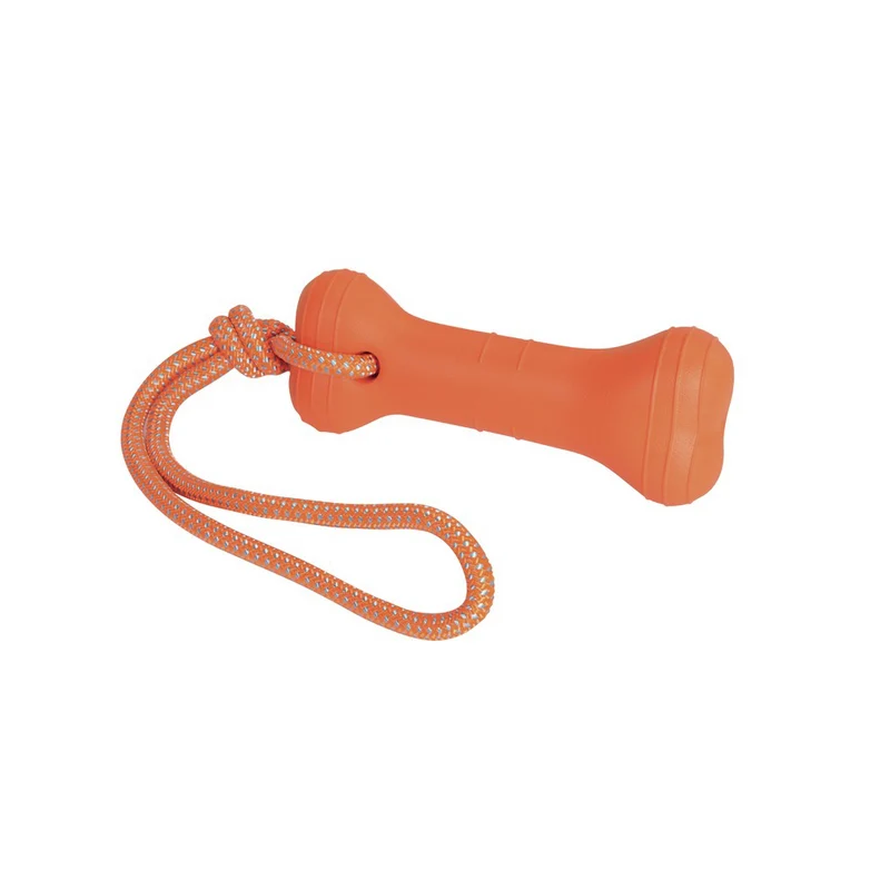 Camon Gioco per cani osso in EVA con corda