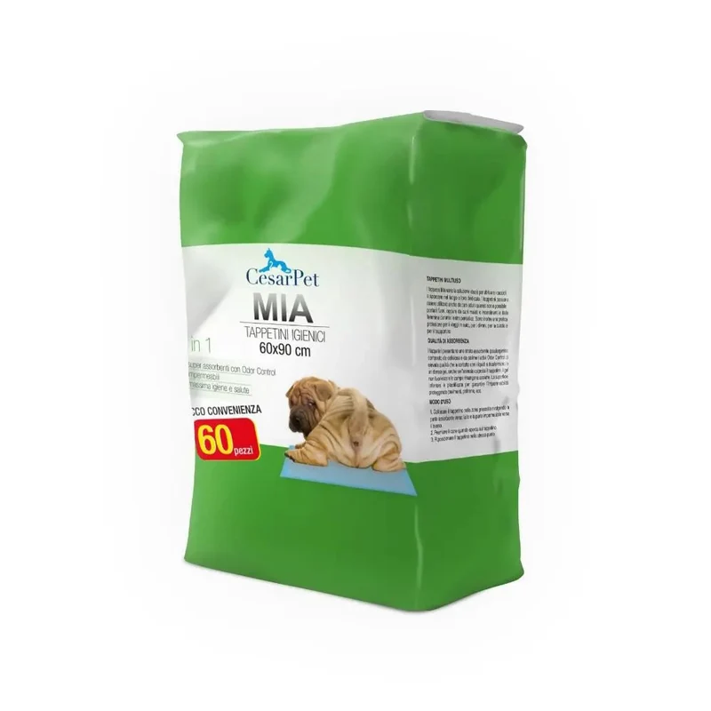 Mia Tappetini Igienici Cani 60x90 (60 Pezzi) | Assorbenti Anti-Odore