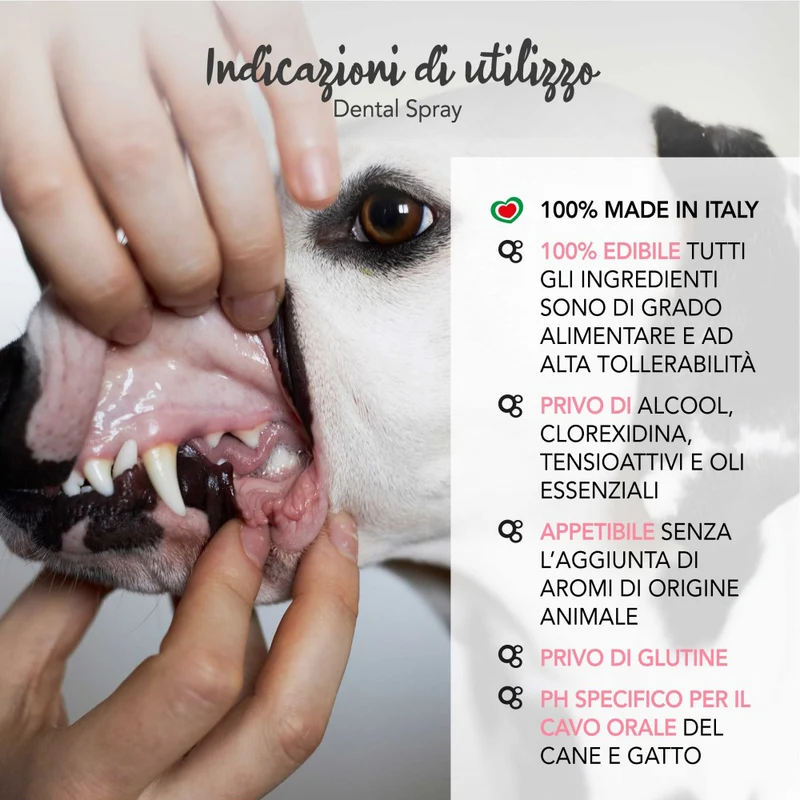 Yuup! Dental Spray 100ml | Dentifricio per Cane e Gatto | Anti-Tartaro | Alito Fresco
