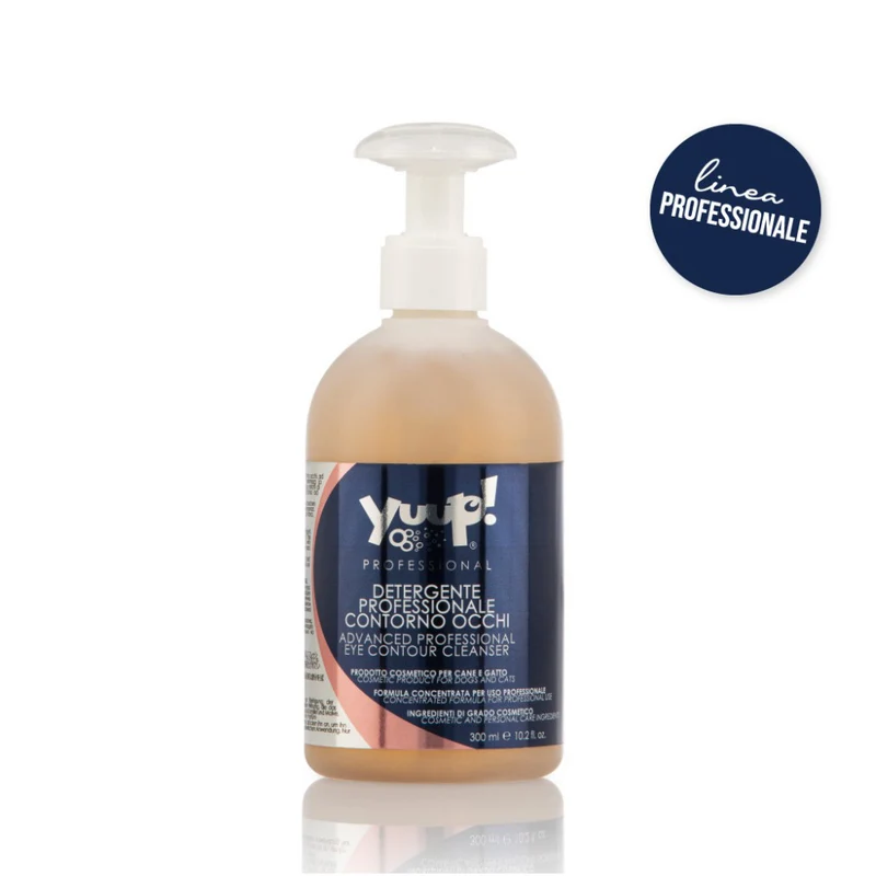 Yuup! Detergente Professionale Contorno Occhi 300 ml | Anti Macchia da Lacrimazione Cani/Gatti