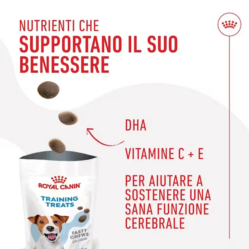 Royal Canin Training Treats 110g | Snack Addestramento Basso Contenuto Calorico