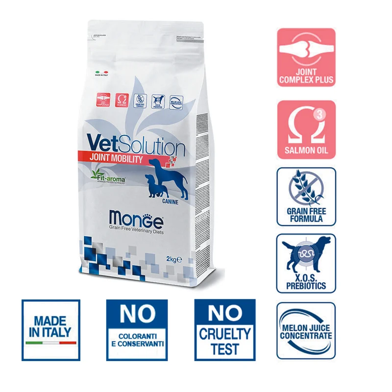 Monge VetSolution Joint Mobility Canine Alimento per Cani con Osteoartrite