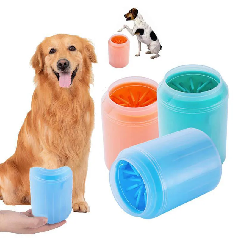 Tazza Lavapiedi per Cani e Gatti – Pulisci Zampe in Silicone S/M/L