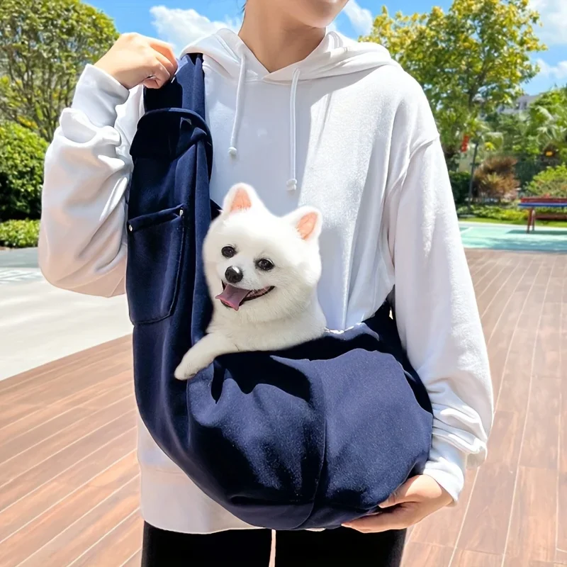 Marsupio per Cani e Gatti fino a 7,5 kg – Borsa a Tracolla Traspirante