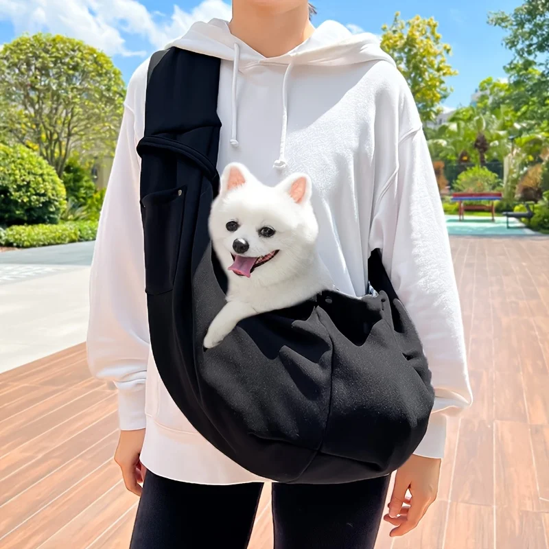 Marsupio per Cani e Gatti fino a 7,5 kg – Borsa a Tracolla Traspirante
