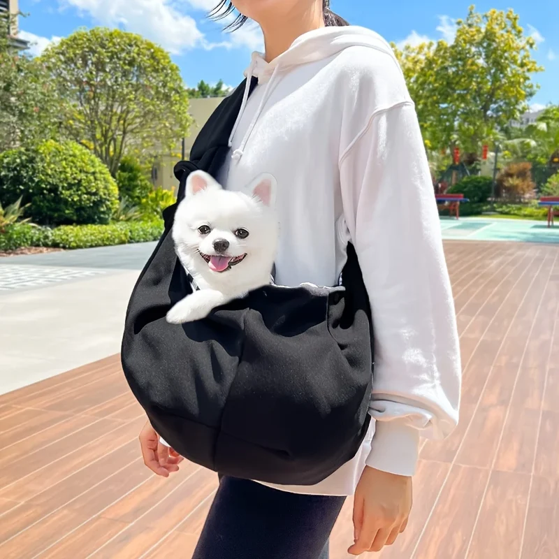 Marsupio per Cani e Gatti fino a 7,5 kg – Borsa a Tracolla Traspirante