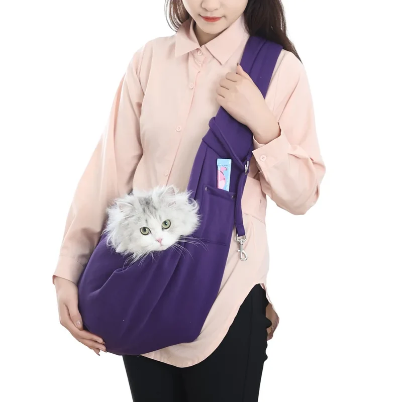 Marsupio per Cani e Gatti fino a 7,5 kg – Borsa a Tracolla Traspirante