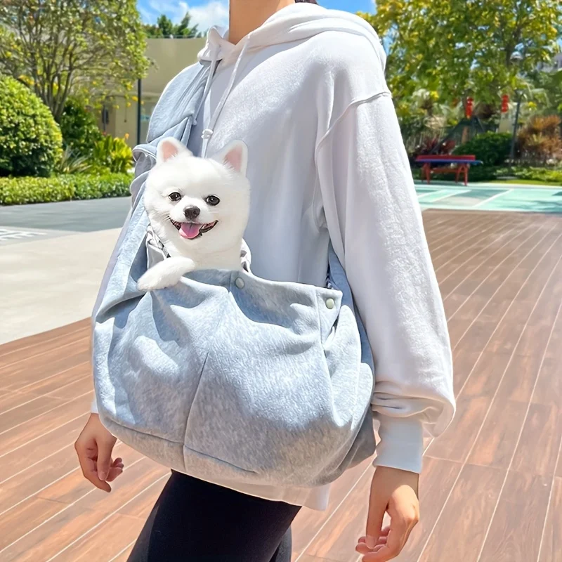 Marsupio per Cani e Gatti fino a 7,5 kg – Borsa a Tracolla Traspirante
