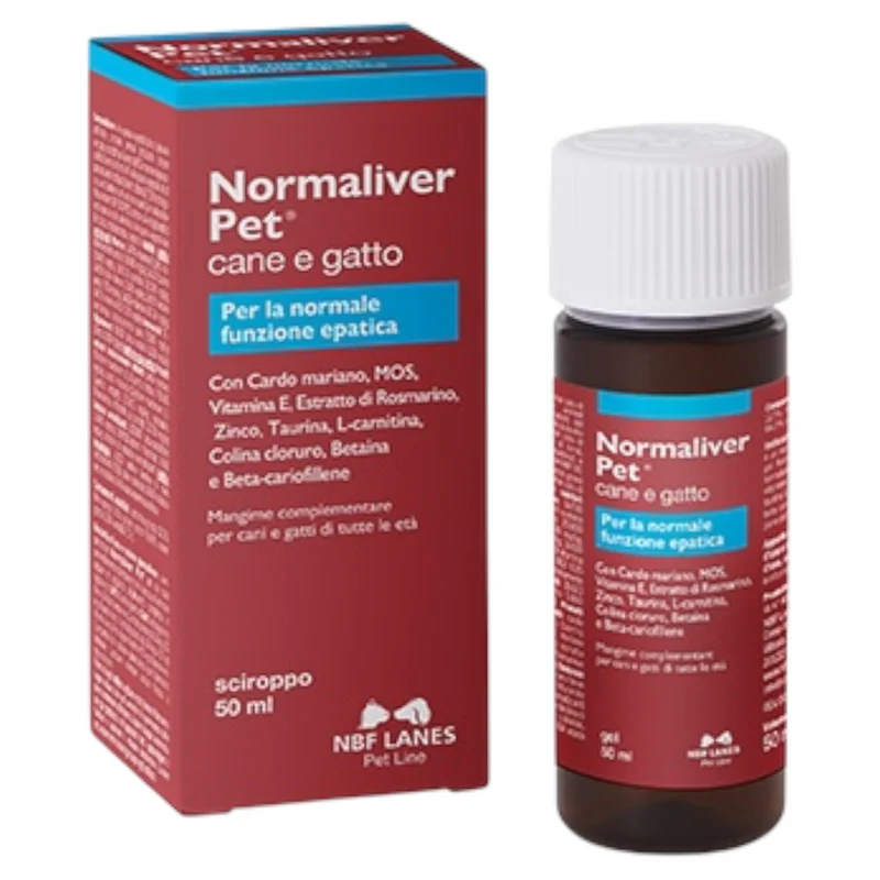 NBF LANES Normaliver Sciroppo Cane e Gatto 50ml