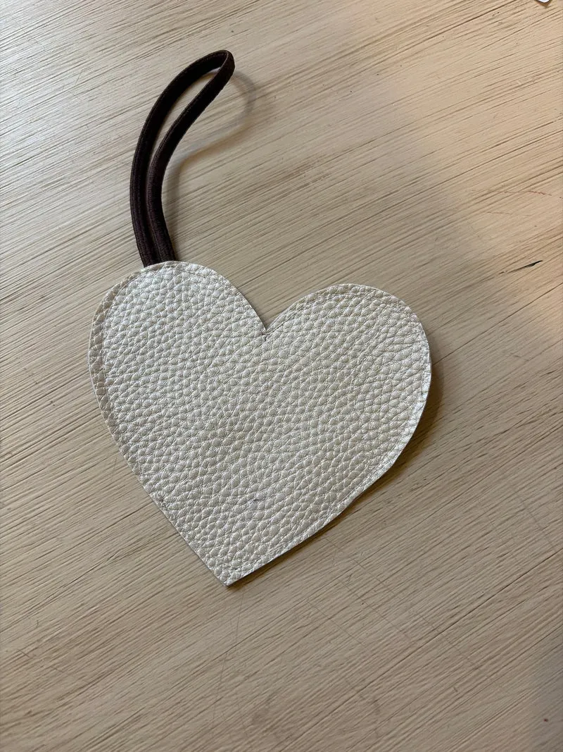 Porta sacchetti Cuore in ecopelle - Da Tommy Pet Boutique