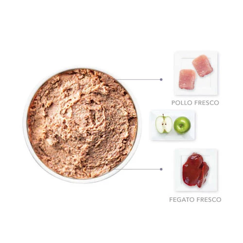 Tasty Pet 5001 PATE' con Pollo, Carota e Mela Umido per Gatti