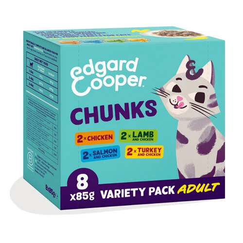 Edgard & Cooper Umido Gatto Multipack BOCCONCINI IN SALSA 8x85 gr