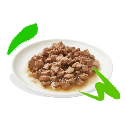 Edgard & Cooper Umido Gatto Adult Agnello e Pollo BOCCONCINI IN SALSA
