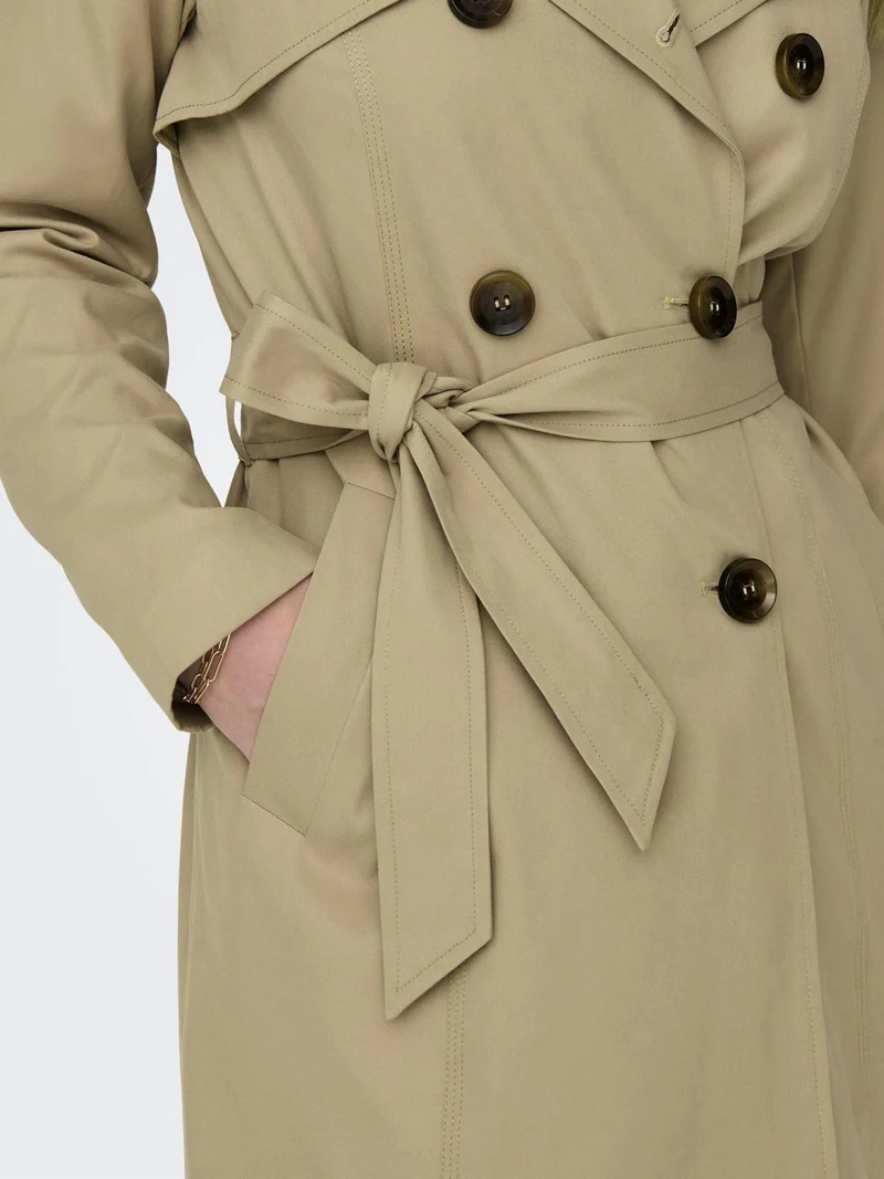 ONLY Onlvalerie Trenchcoat CC Otw Impermeabile, Ginger Root, M Donna