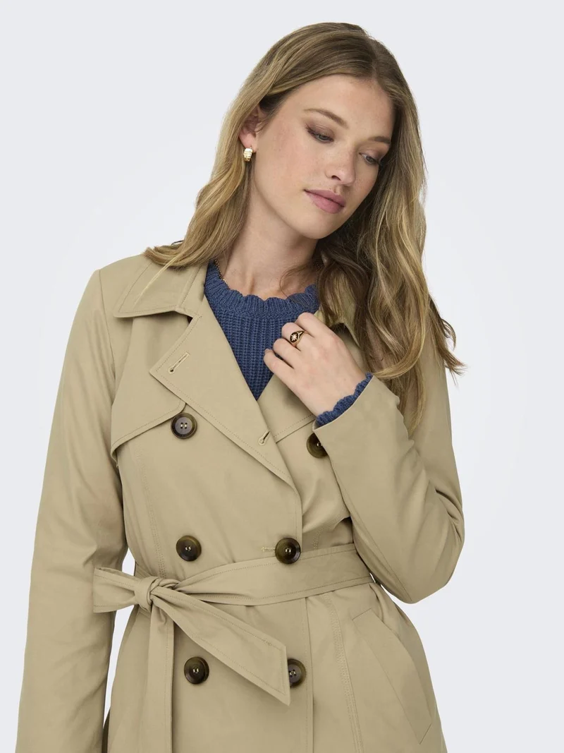 ONLY Onlvalerie Trenchcoat CC Otw Impermeabile, Ginger Root, M Donna