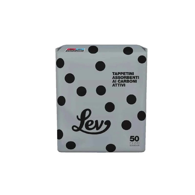 Tappetini Assorbenti ai Carboni Attivi Lev 60x90cm (50 pz) - Traversine per Cani
