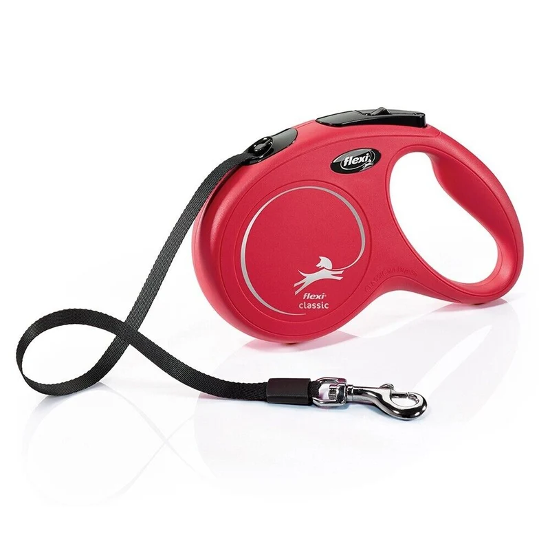 Flexi Classic Guinzaglio Allungabile per Cani con Fettuccia con Sistema Frenante