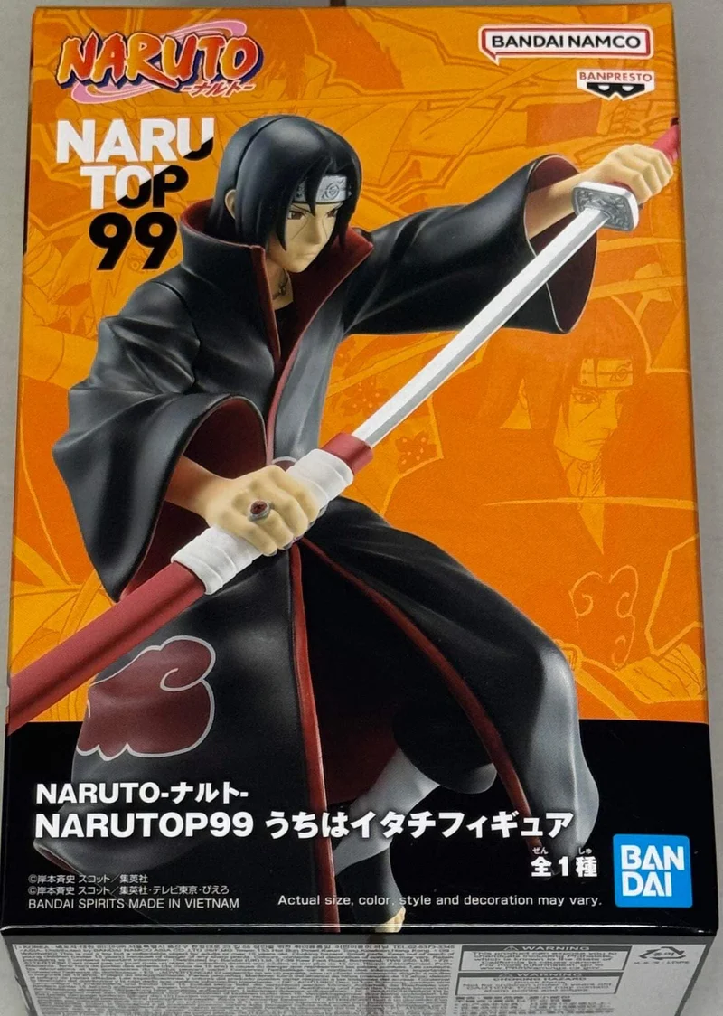 Banpresto Narutop99 - Statuina d'azione Uchiha Itachi Naruto 16 cm, Multicolore, BP89265P