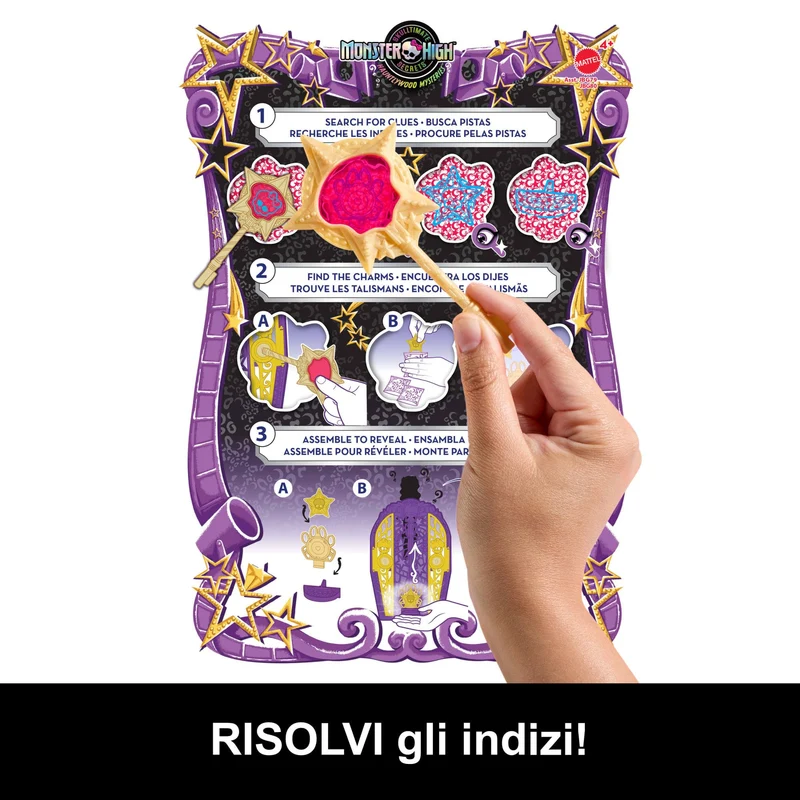 Monster High Segreti da Brivido - Clawdeen Wolf I Misteri di Hauntlywood, bambola con abiti, guardaroba e 19 accessori glamour a sorpresa inclusi, giocattolo per bambini, 4+ anni, JBG80