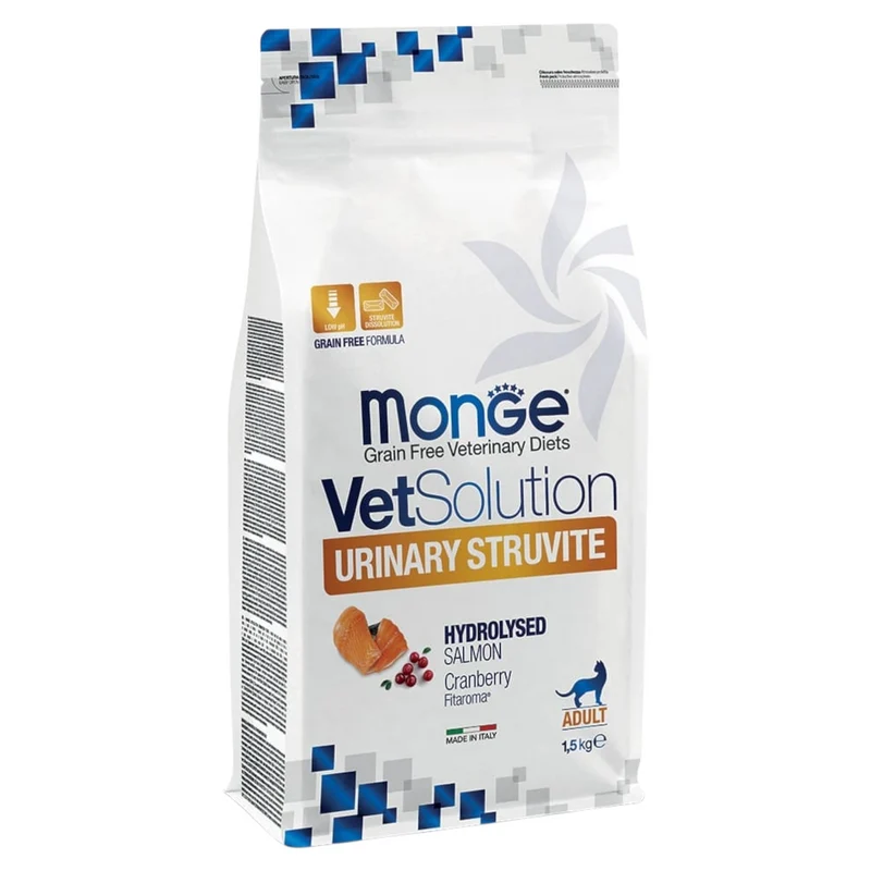 MONGE Vet Solution Gatto Urinary Struvite 1,5Kg