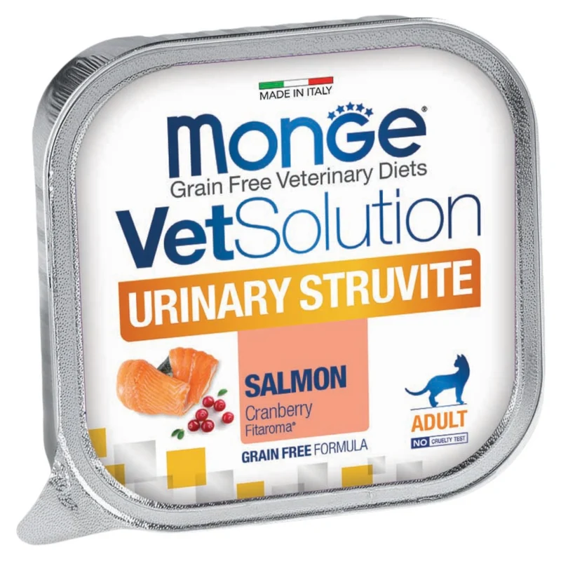 MONGE Vet Solution Gatto Urinary Struvite Salmone 100gr