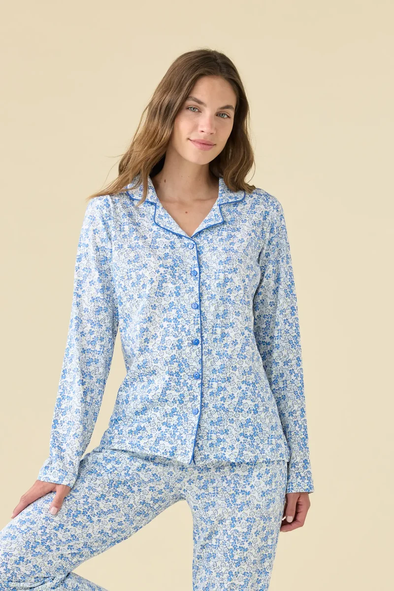Pigiama Donna Lungo Aperto BLOOM