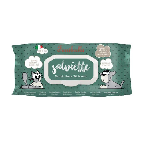 Ferribiella Salviette Detergenti Muschio Bianco