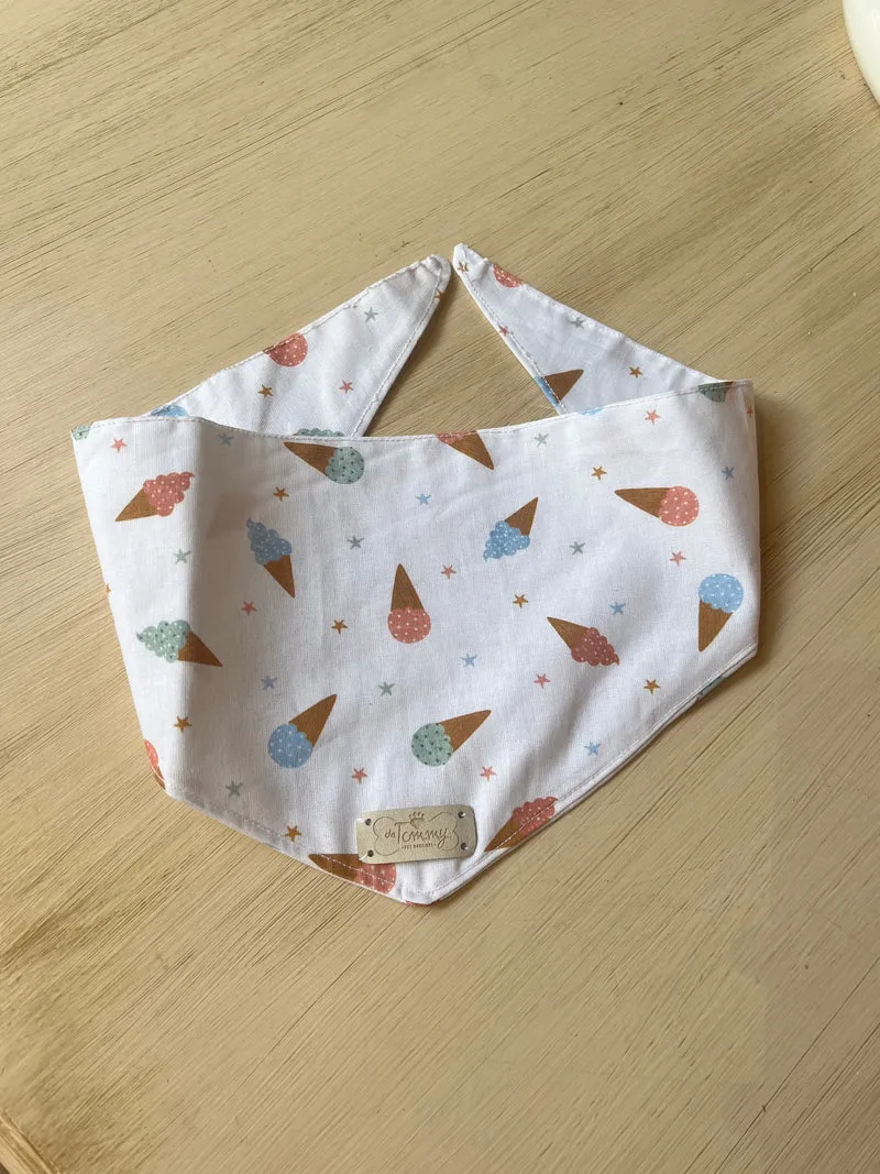 Bandana estiva in cotone "Gelatini" - Da Tommy Pet Boutique