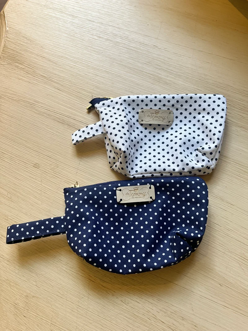 Portasacchetti in cotone a pois Da Tommy Pet Boutique