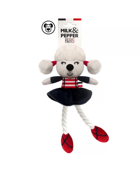 Gioco peluche + corda "Paris mon Amour" - Milk & Pepper