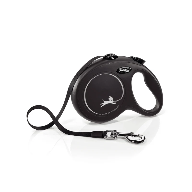 Flexi Guinzaglio Classic fettuccia nero