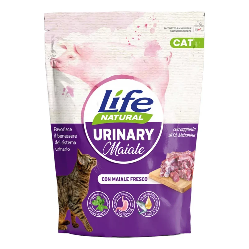 LIFE Cat Urinary Maiale 800gr