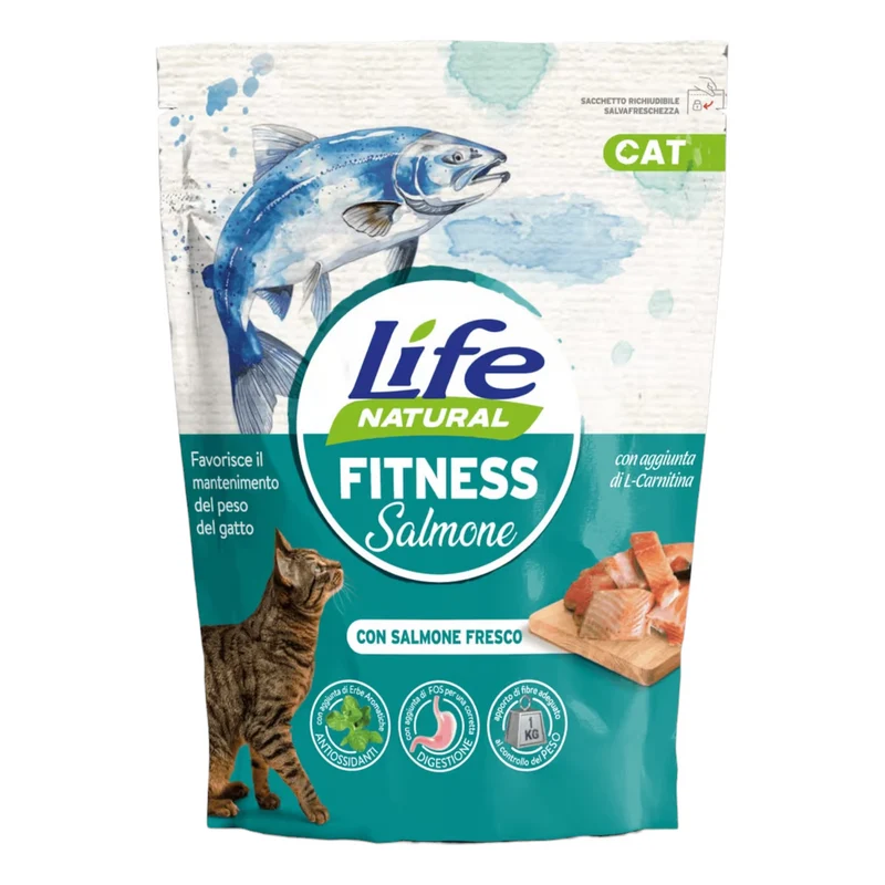 LIFE Cat Fitness Salmone 800gr