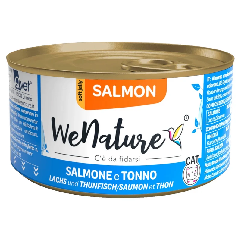 WENATURE Soft Jelly Salmone con Tonno 85gr