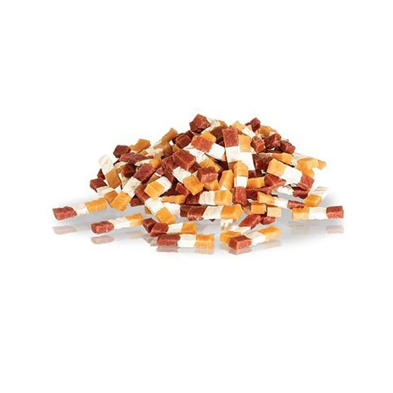 Kid Dog Three Mix Pollo Anatra e Merluzzo Snack per Cani Bocconcini Morbidi 80 g