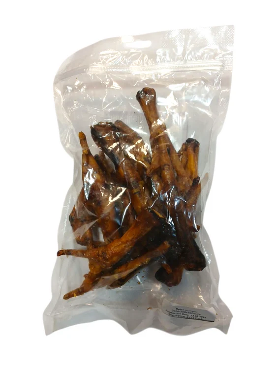 Orazio Zampe di Pollo al Naturale per Cani Snack Naturali Essiccati Busta 200 g