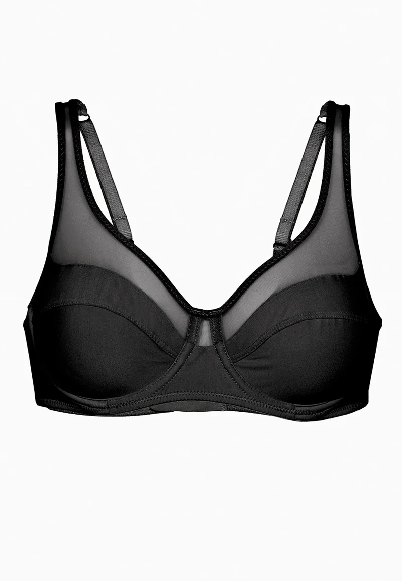 Lovable Reggiseno con Ferretto Ampio Sostegno, Coppe non Imbottite, Forme Generose, Microfibra Tulle, Art. 4262 Modern Shaping (Generous) Donna