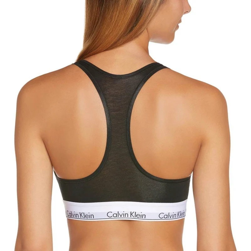 Calvin Klein Reggiseno a Bralette Donna Unlined Sportivo, Nero (Black), M