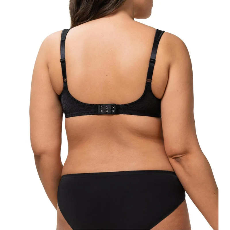 Triumph Donna Comfort Minimizer W X, Bra, BLACK, 5D