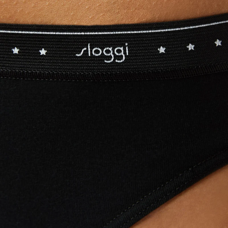 sloggi Donna 24/7 100 H Tai 3P, Nero, 46