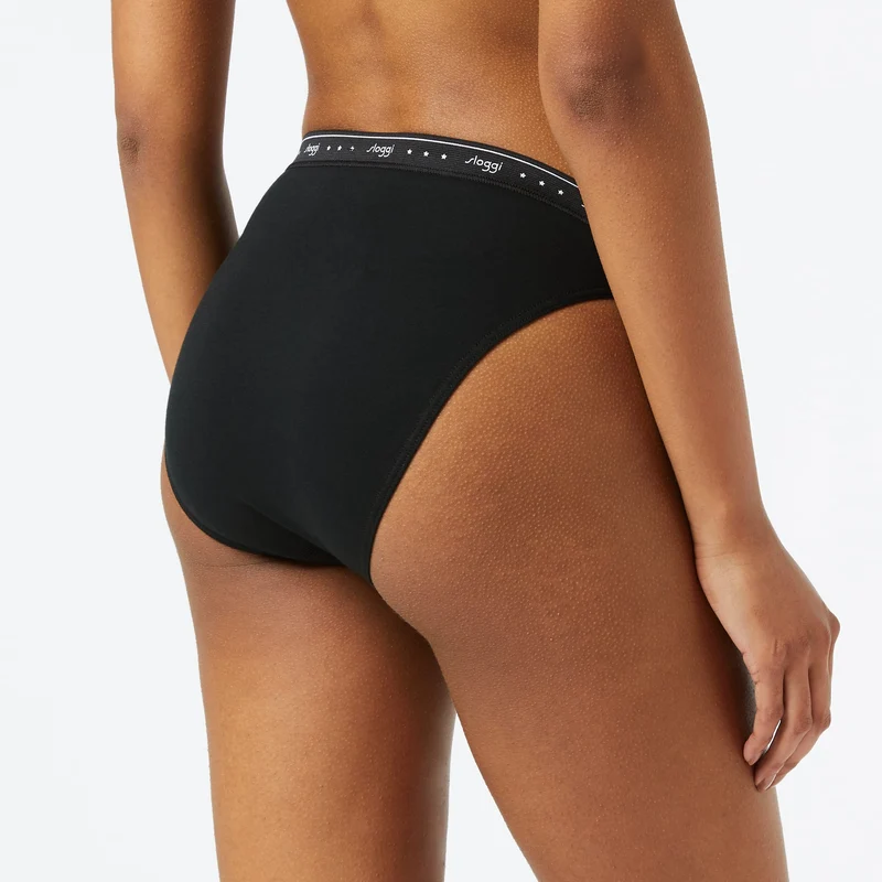 sloggi Donna 24/7 100 H Tai 3P, Nero, 46