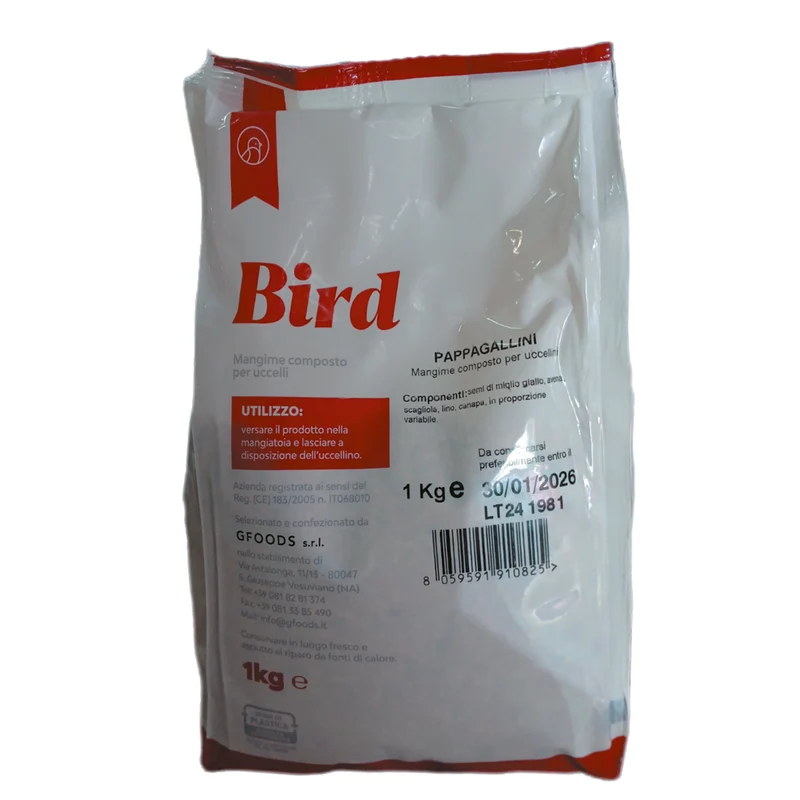 Agria Bird Pappagallini Miscela Semplice per Pappagallini Alimento 1 Kg