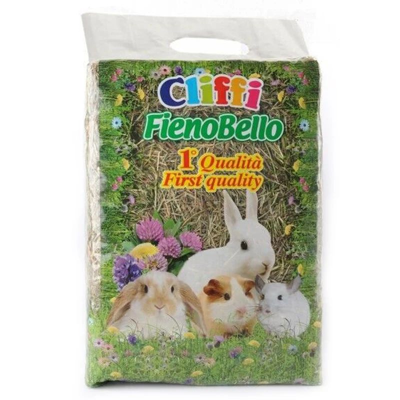 Cliffi Fienobello Fieno per Conigli e Roditori Ricco in Fibra 1 kg