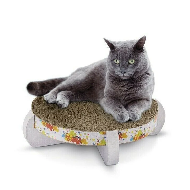 Imac Tiragraffi Duchessa Con Catnip in Cartone Riciclabile Tiragraffi per Gatti