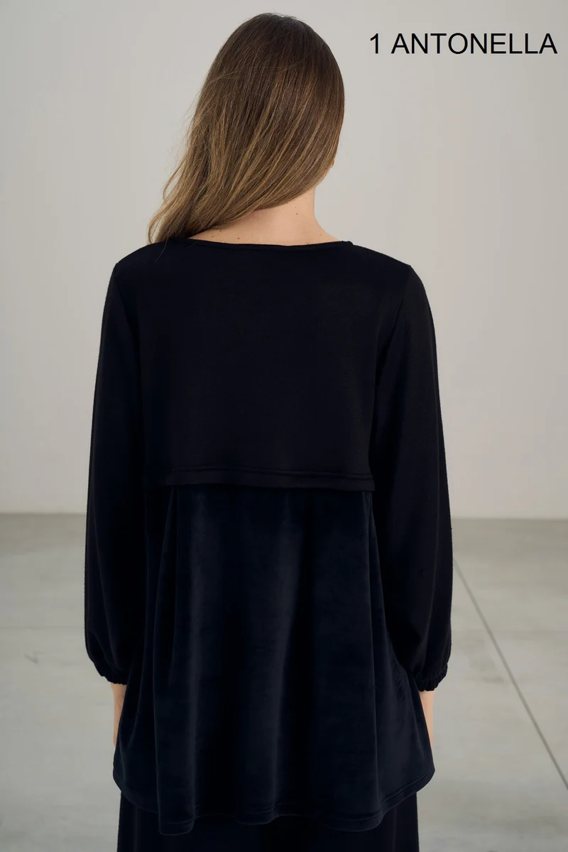 Blusa Inserto Ciniglia ANTONELLA