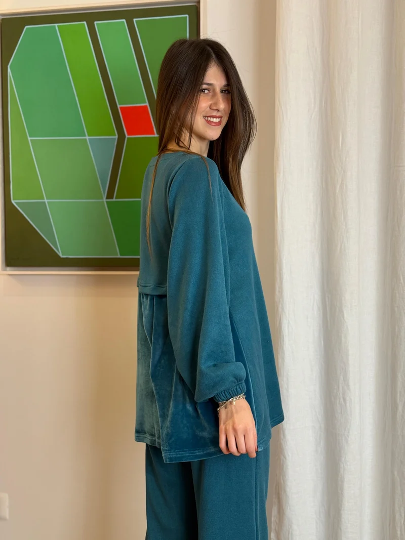Blusa Inserto Ciniglia ANTONELLA